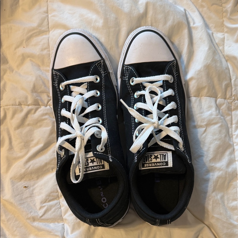 Converse Black and White Canvas Sneakers